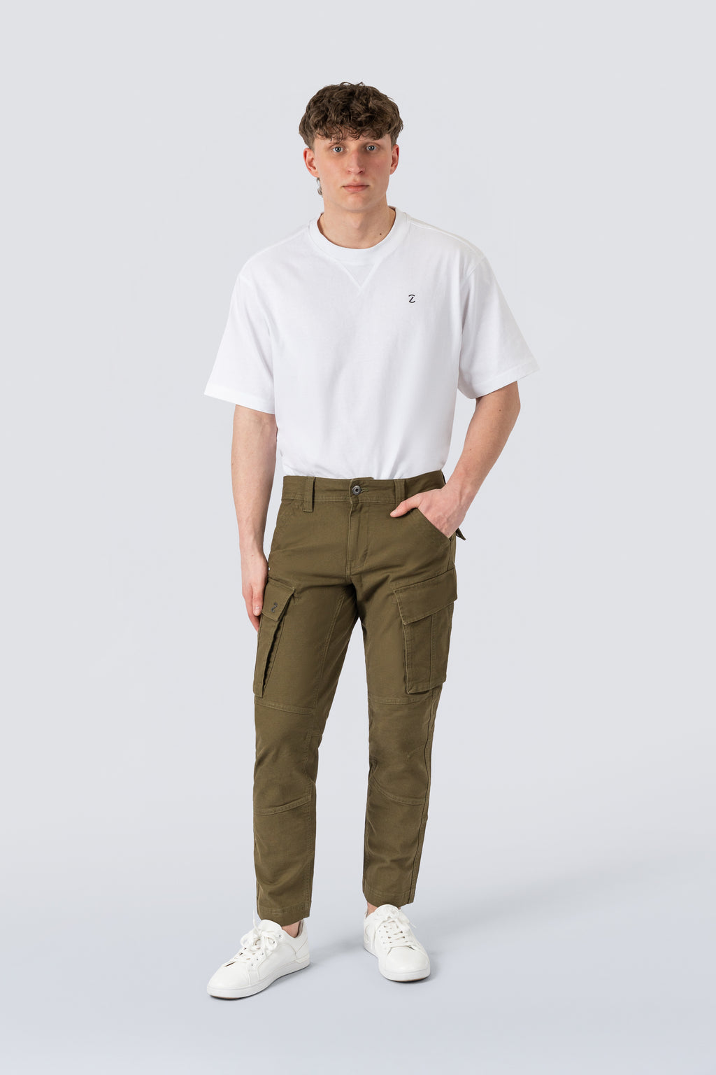 Herren Cargohose aus Canvas