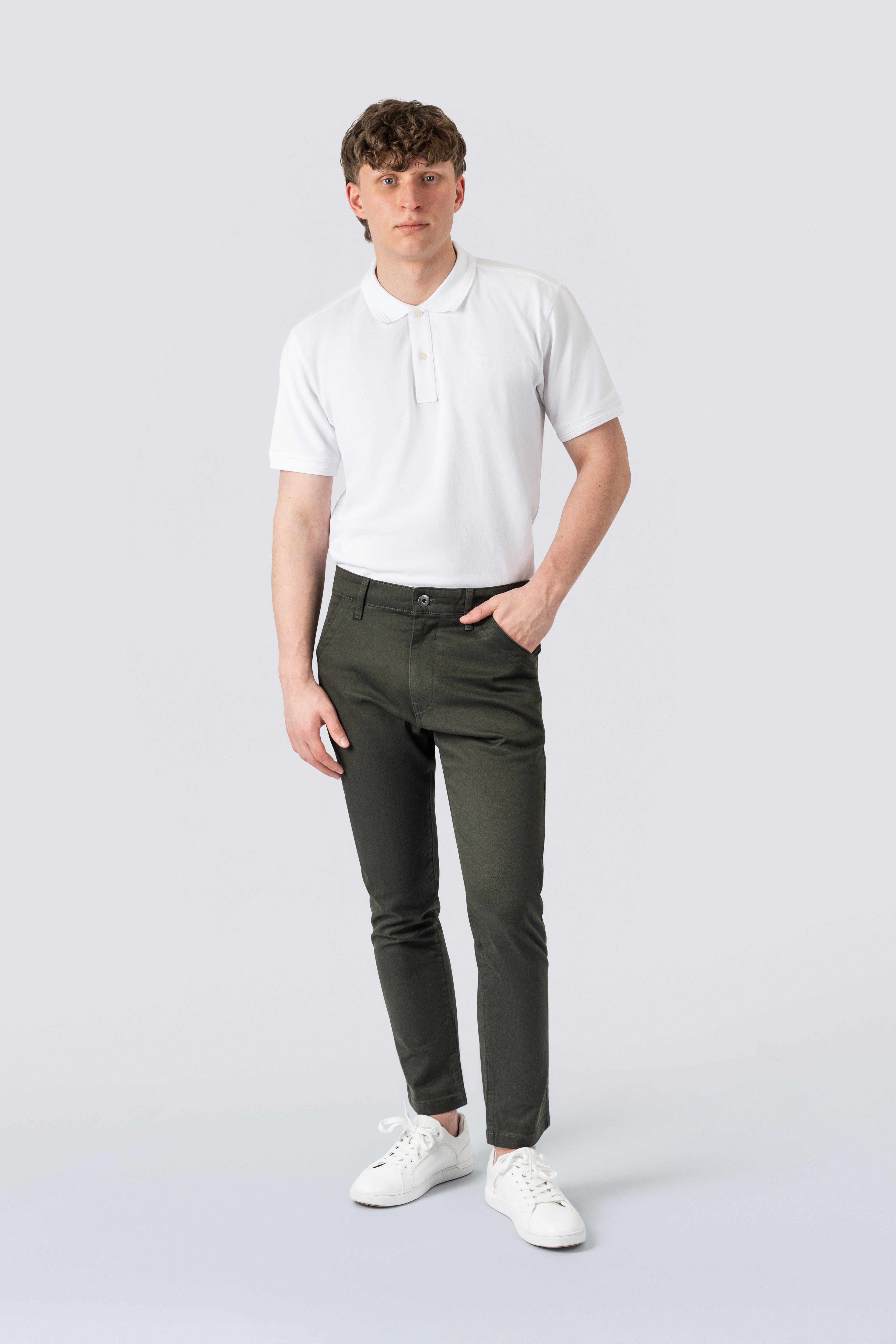 Signature Herren Chinohose Stretch Twill