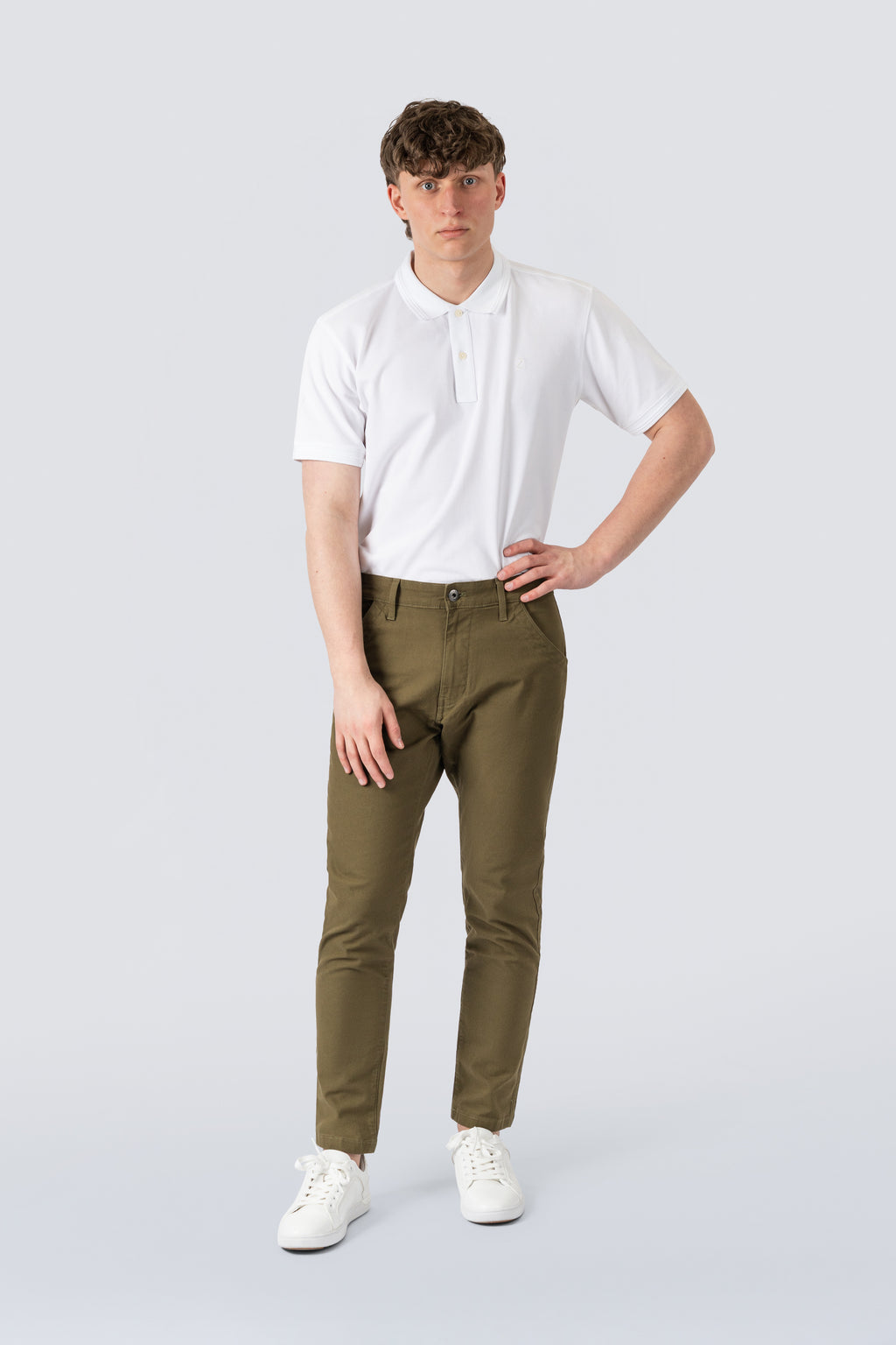 Signature Herren Chinohose Stretch Twill