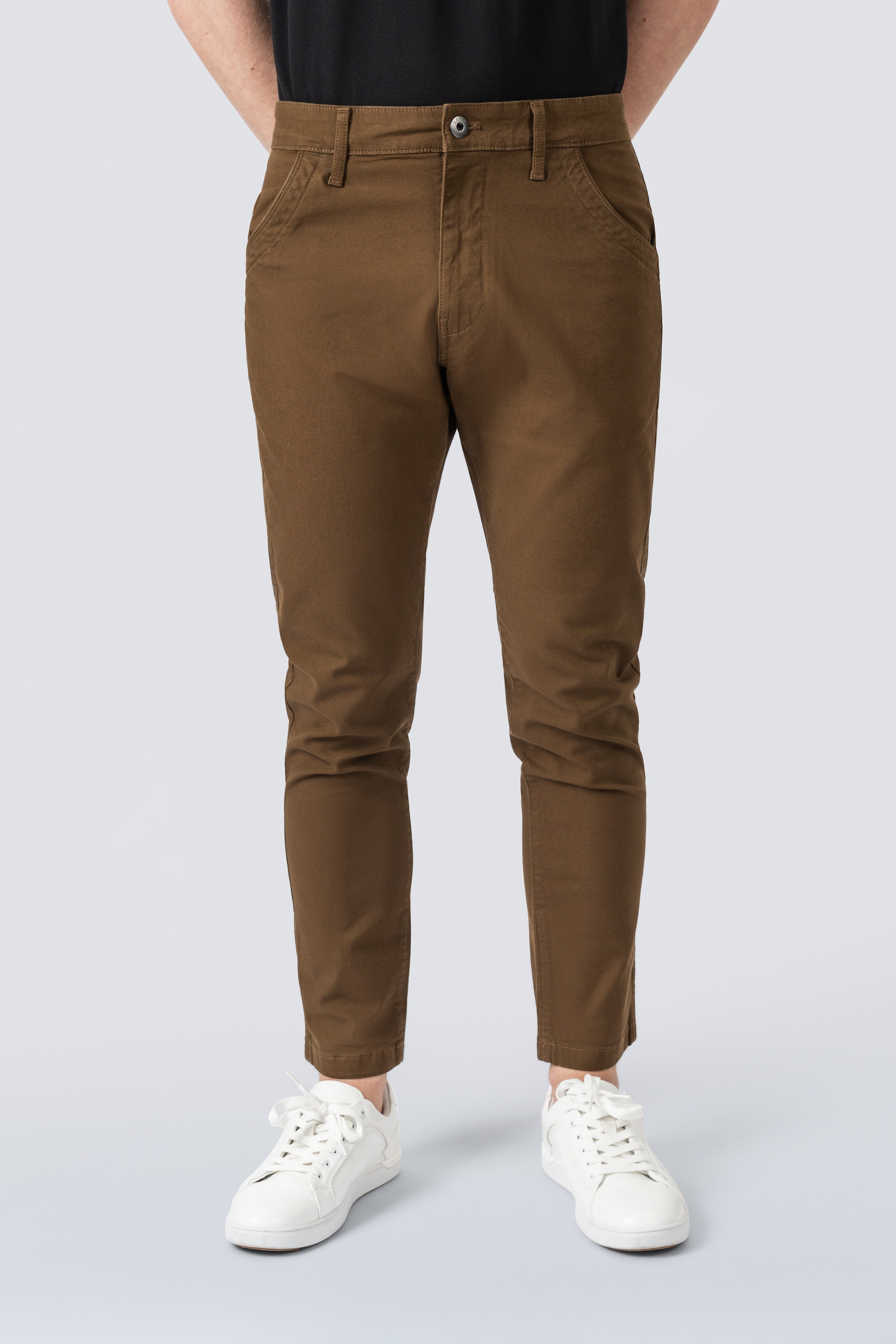 ZEHN Chinohose Herren Stretch Canvas