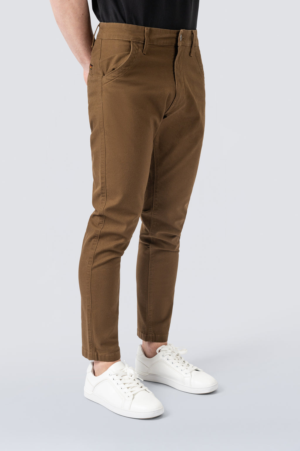 ZEHN Chinohose Herren Stretch Canvas