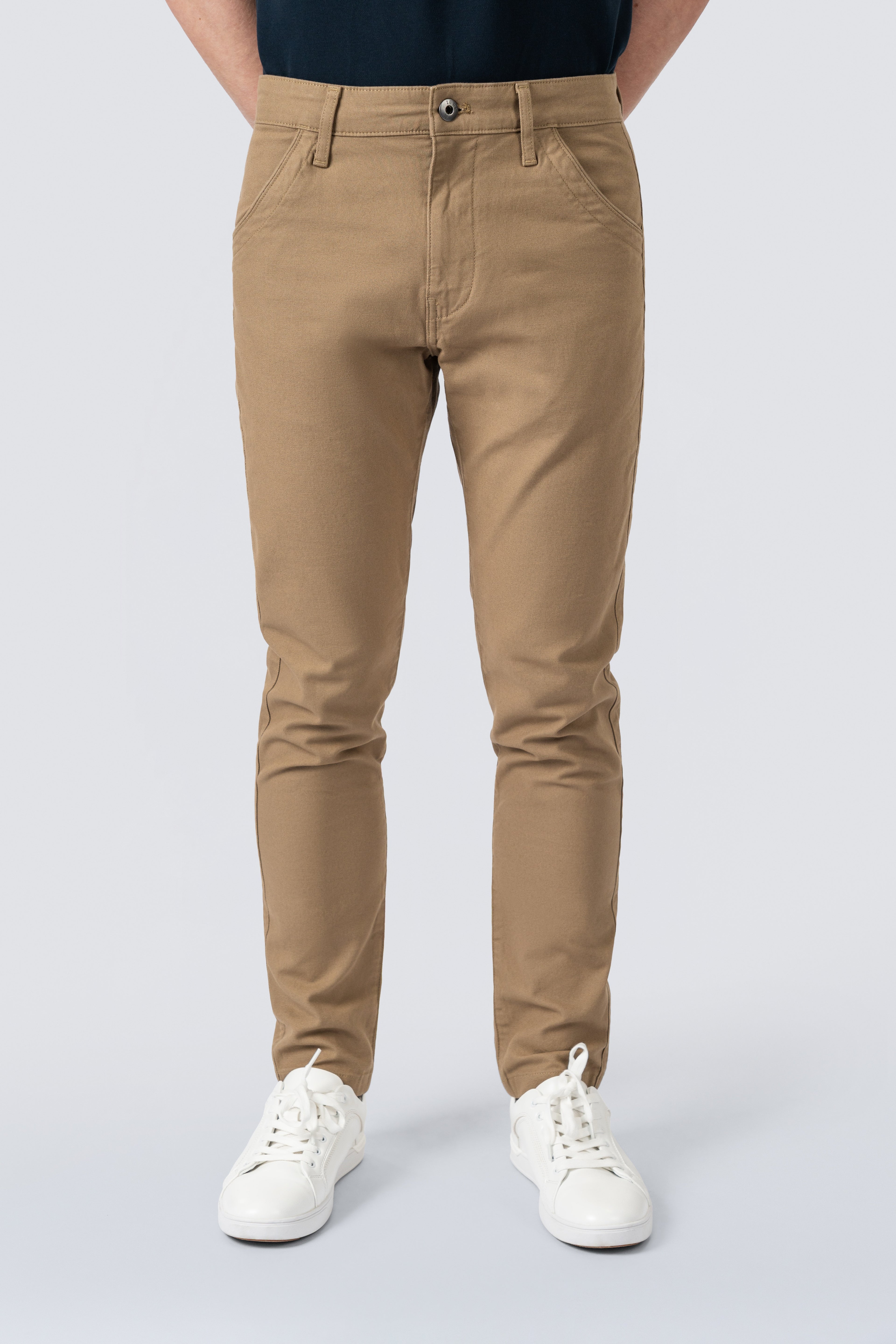 ZEHN Chinohose Herren Stretch Canvas