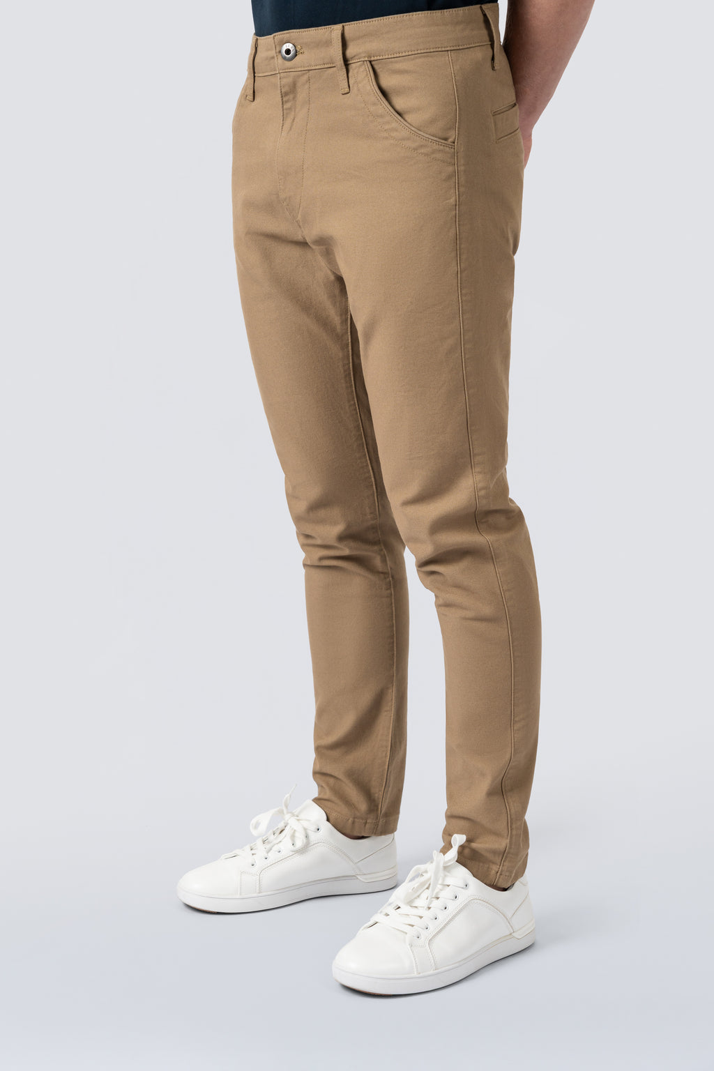 ZEHN Chinohose Herren Stretch Canvas