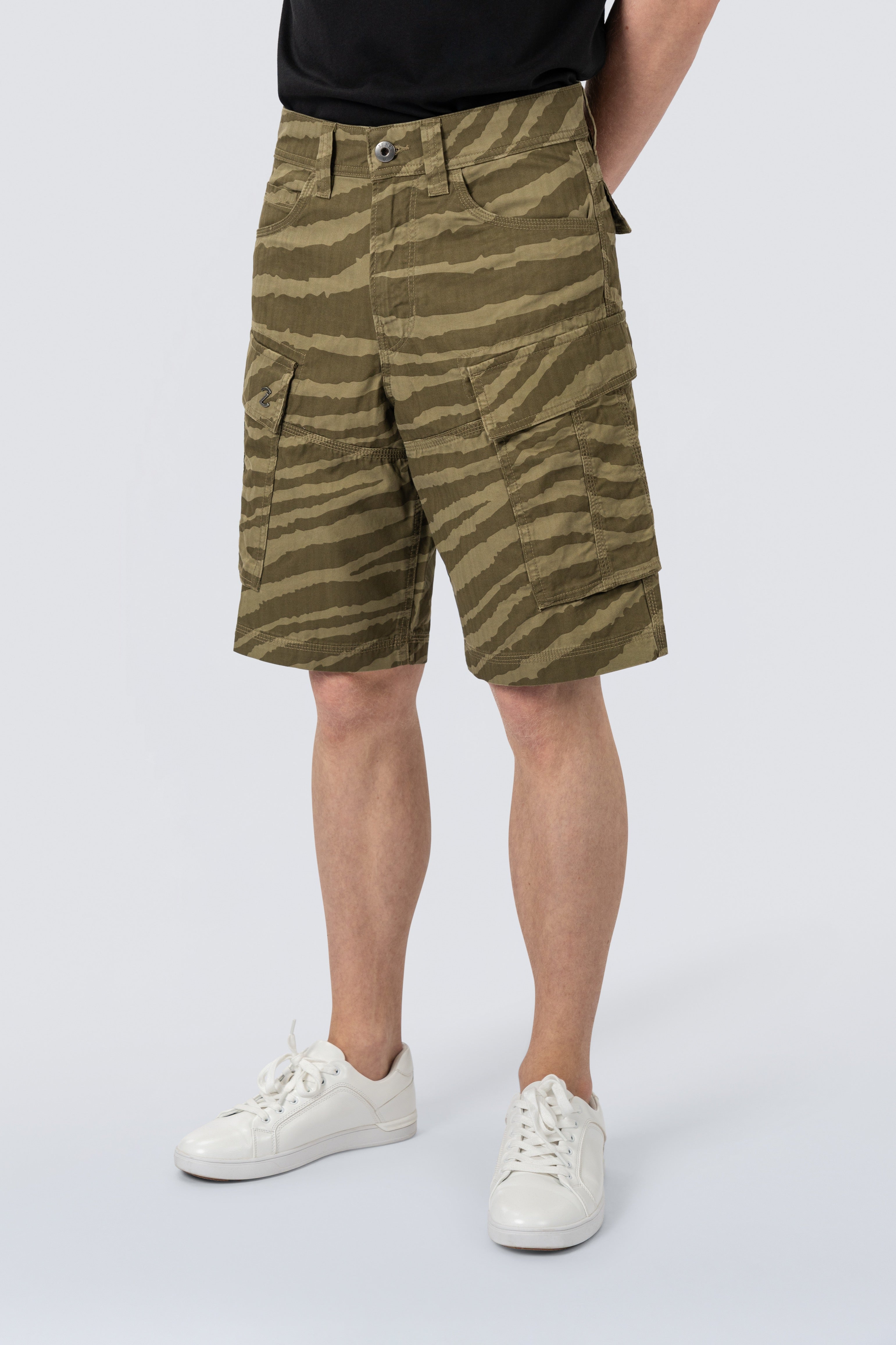 ZEHN Traverse - Herren Utility Cargo Shorts -  Kurze Hose aus Baumwolle mit Cargotaschen (DE/NL/SE/PL