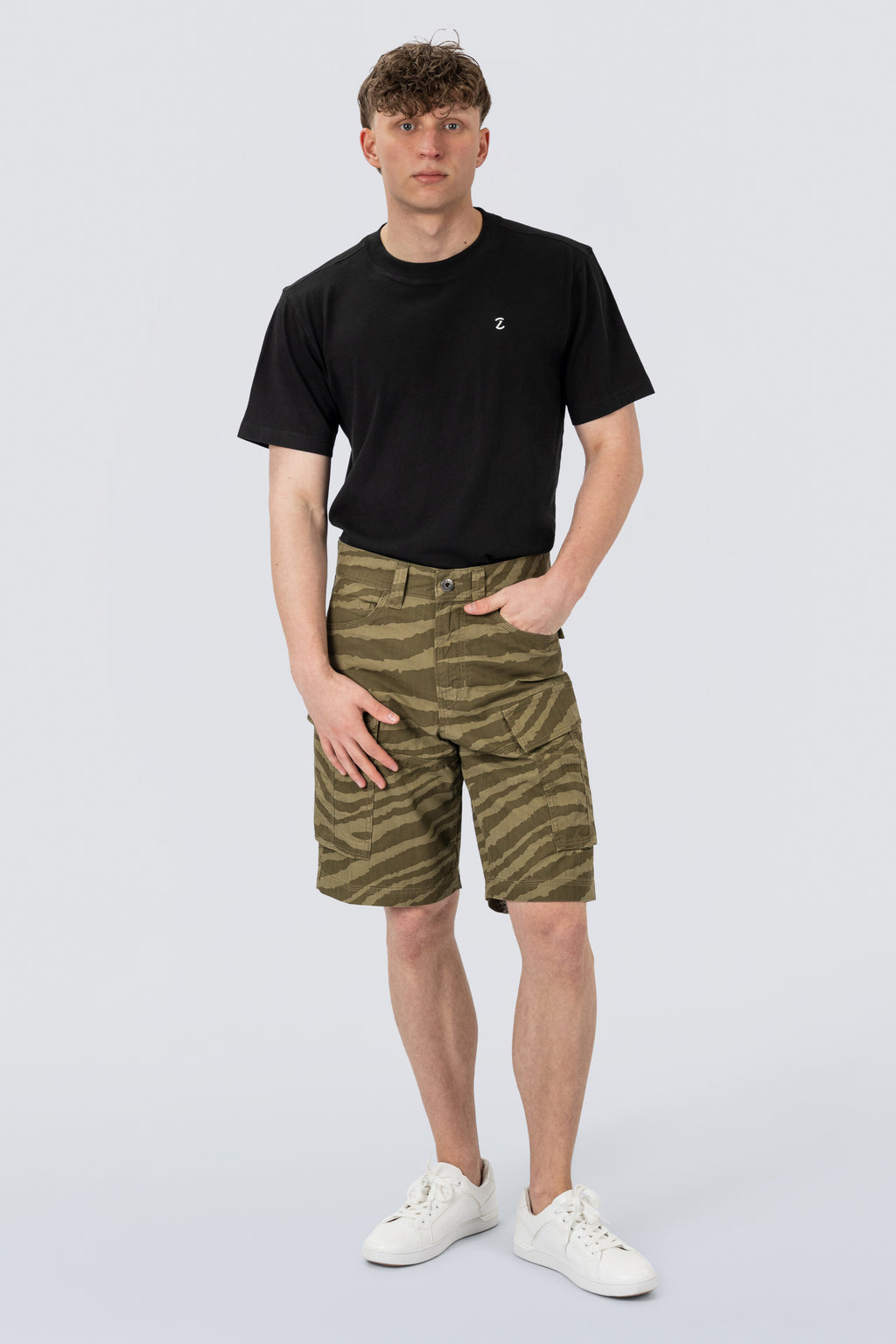ZEHN Traverse - Herren Utility Cargo Shorts -  Kurze Hose aus Baumwolle mit Cargotaschen (DE/NL/SE/PL