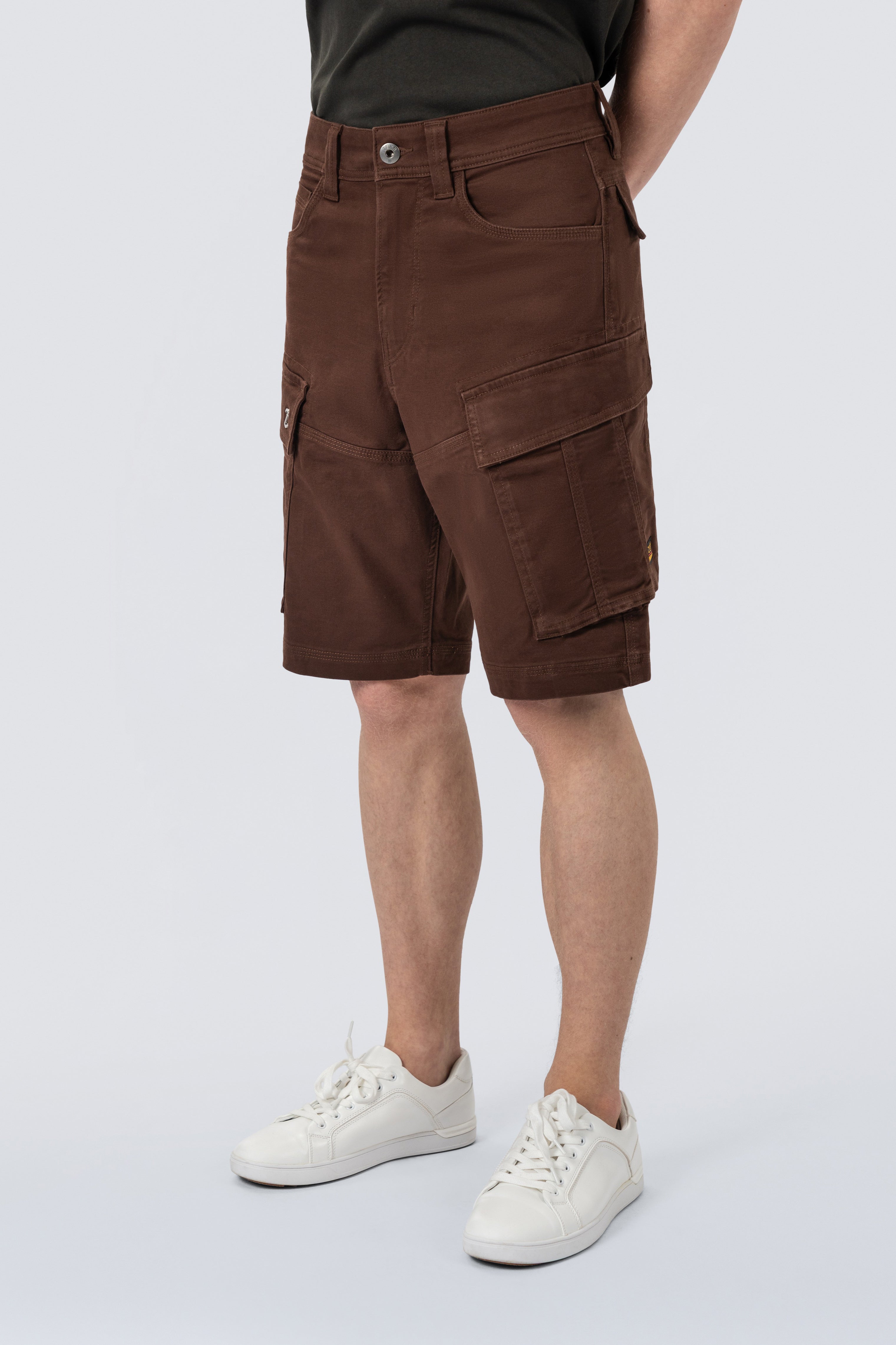 ZEHN Traverse - Herren Utility Cargo Shorts -  Kurze Hose aus Baumwolle mit Cargotaschen (DE/NL/SE/PL