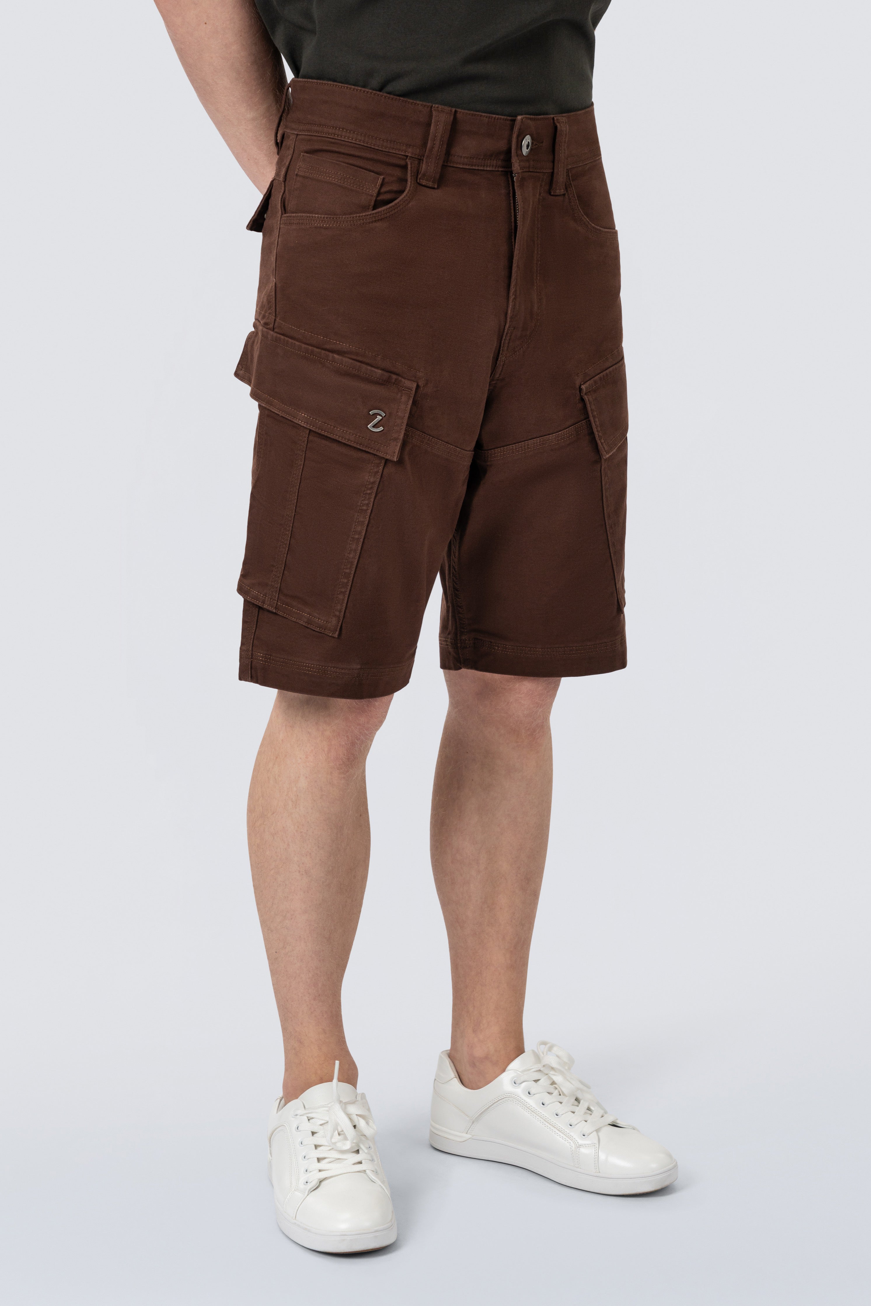 ZEHN Traverse - Herren Utility Cargo Shorts -  Kurze Hose aus Baumwolle mit Cargotaschen (DE/NL/SE/PL