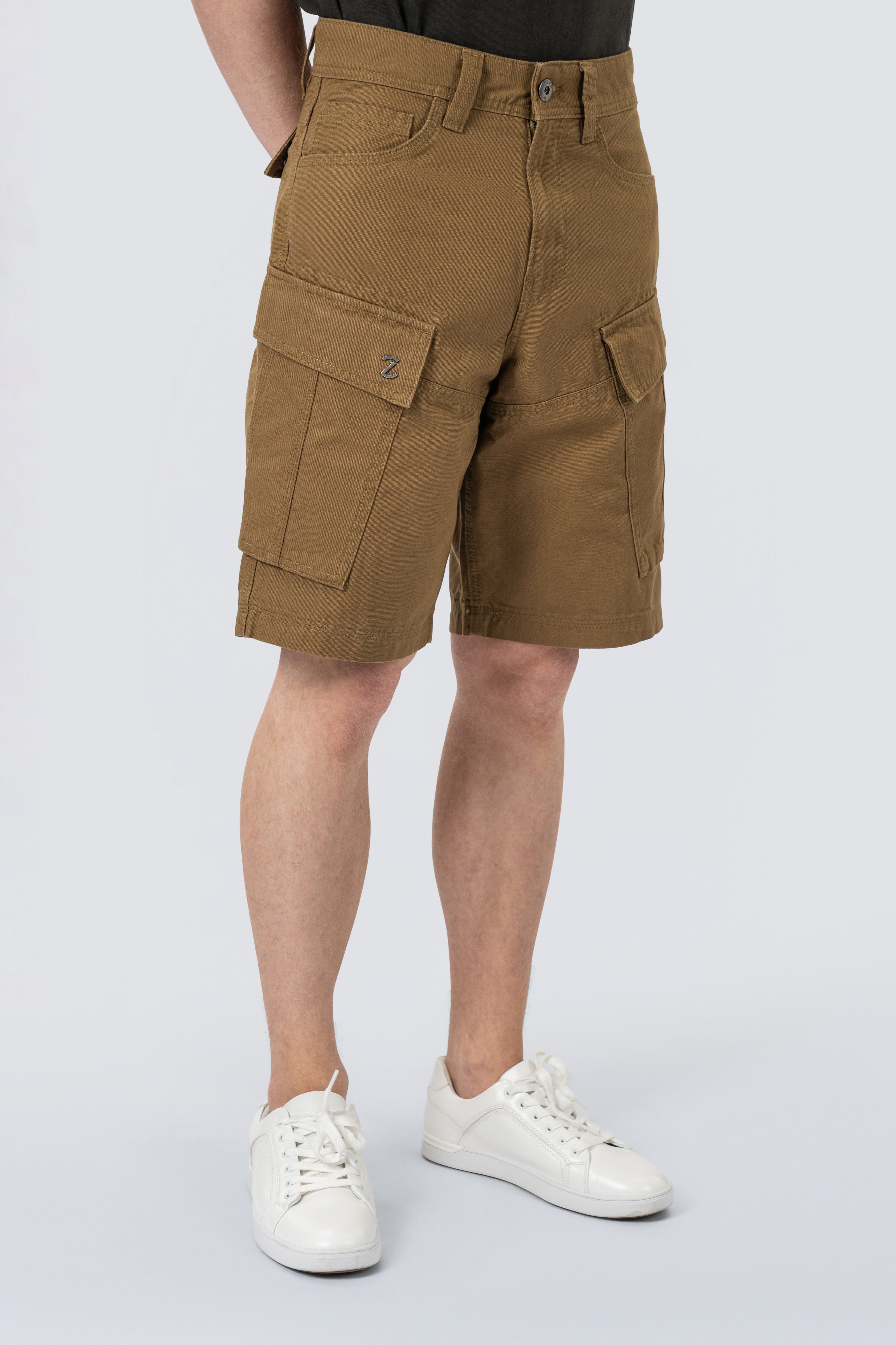 ZEHN Traverse - Herren Utility Cargo Shorts -  Kurze Hose aus Baumwolle mit Cargotaschen (DE/NL/SE/PL