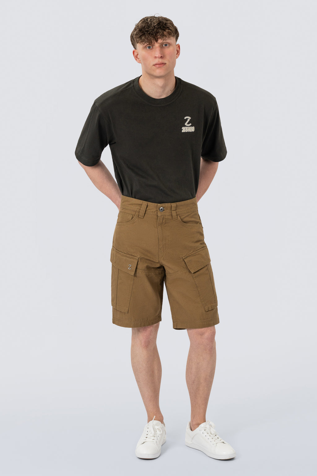 ZEHN Traverse - Herren Utility Cargo Shorts -  Kurze Hose aus Baumwolle mit Cargotaschen (DE/NL/SE/PL