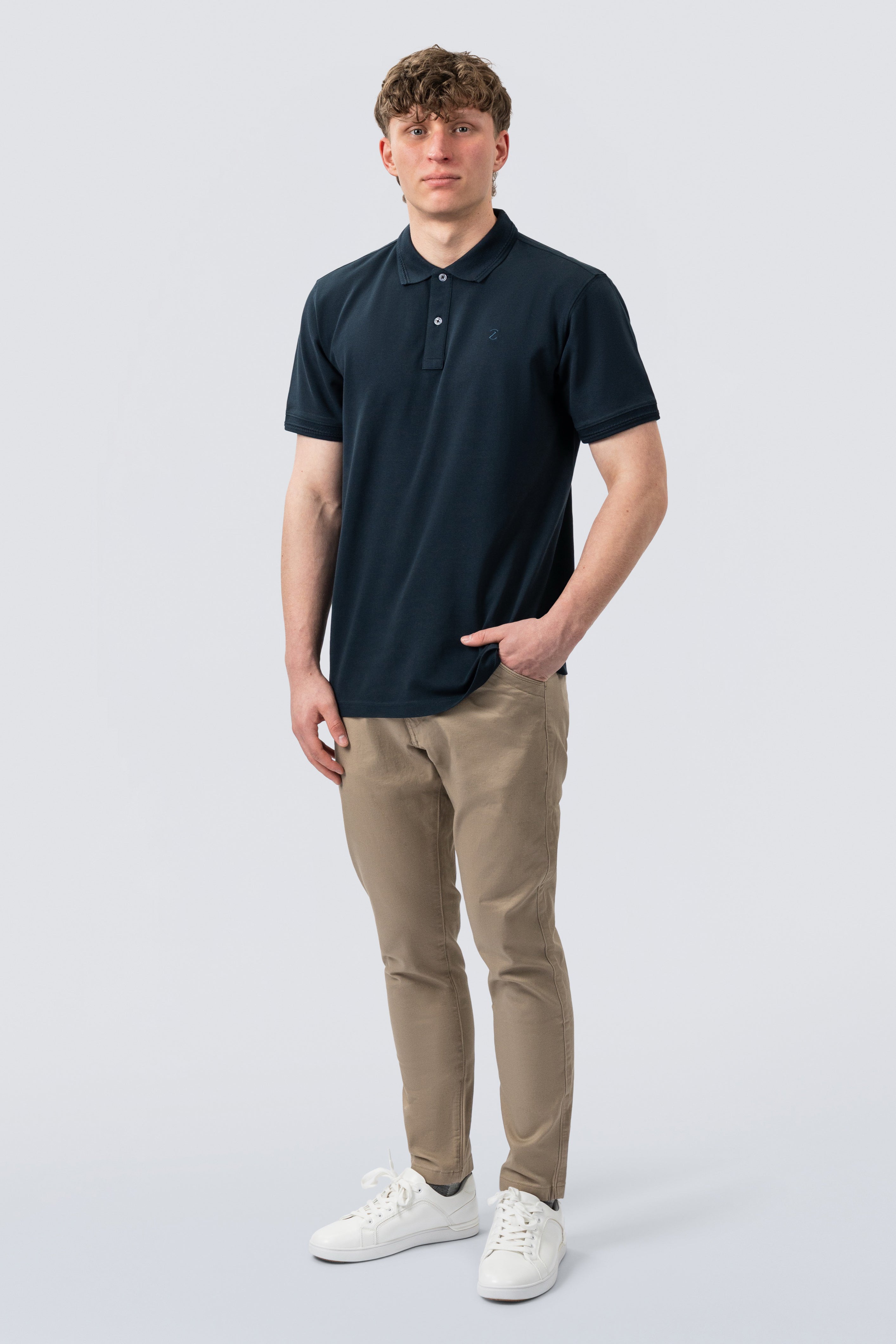ZEHN Contour Herren Polo Shirt aus Premium Baumwoll