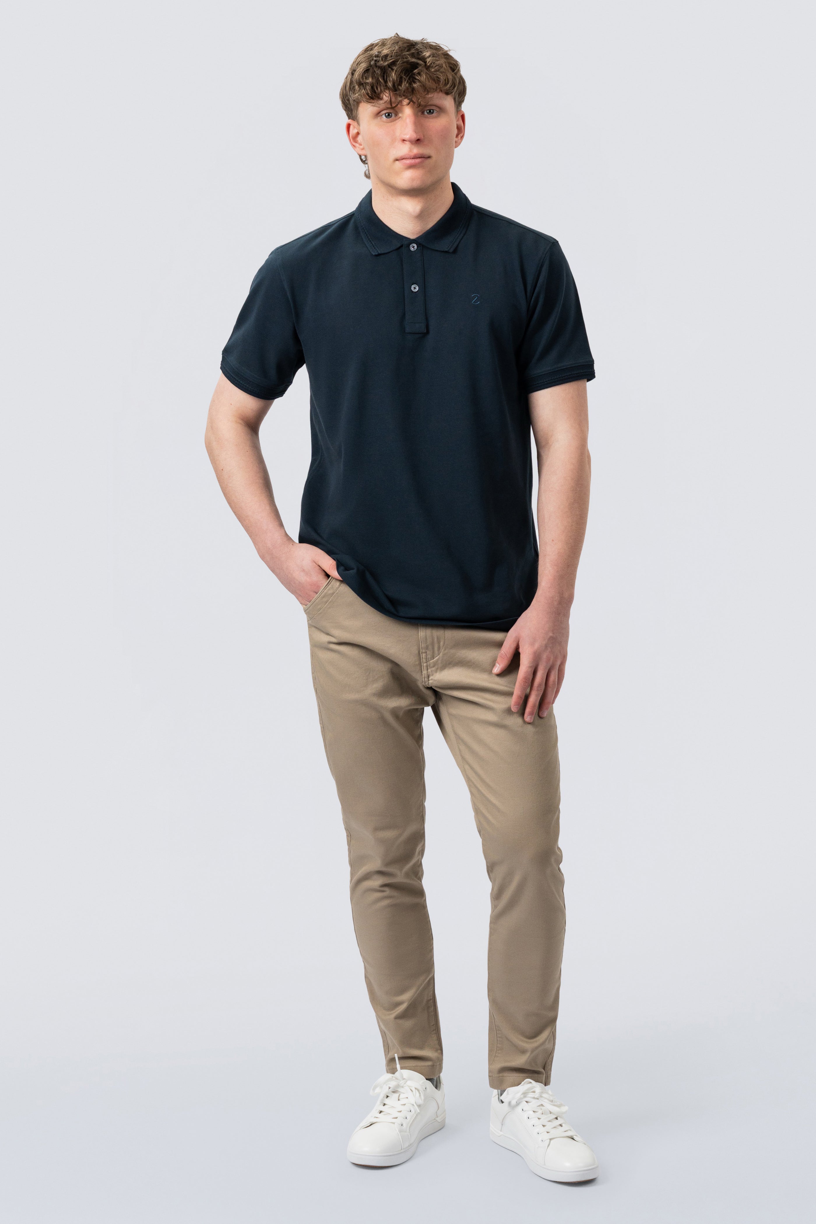 ZEHN Contour Herren Polo Shirt aus Premium Baumwoll