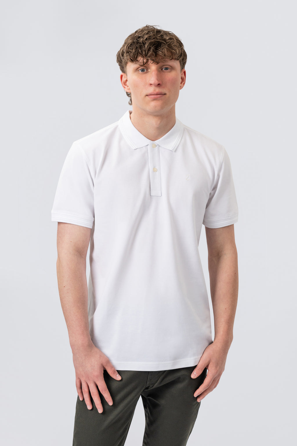 ZEHN Contour Herren Polo Shirt aus Premium Baumwoll