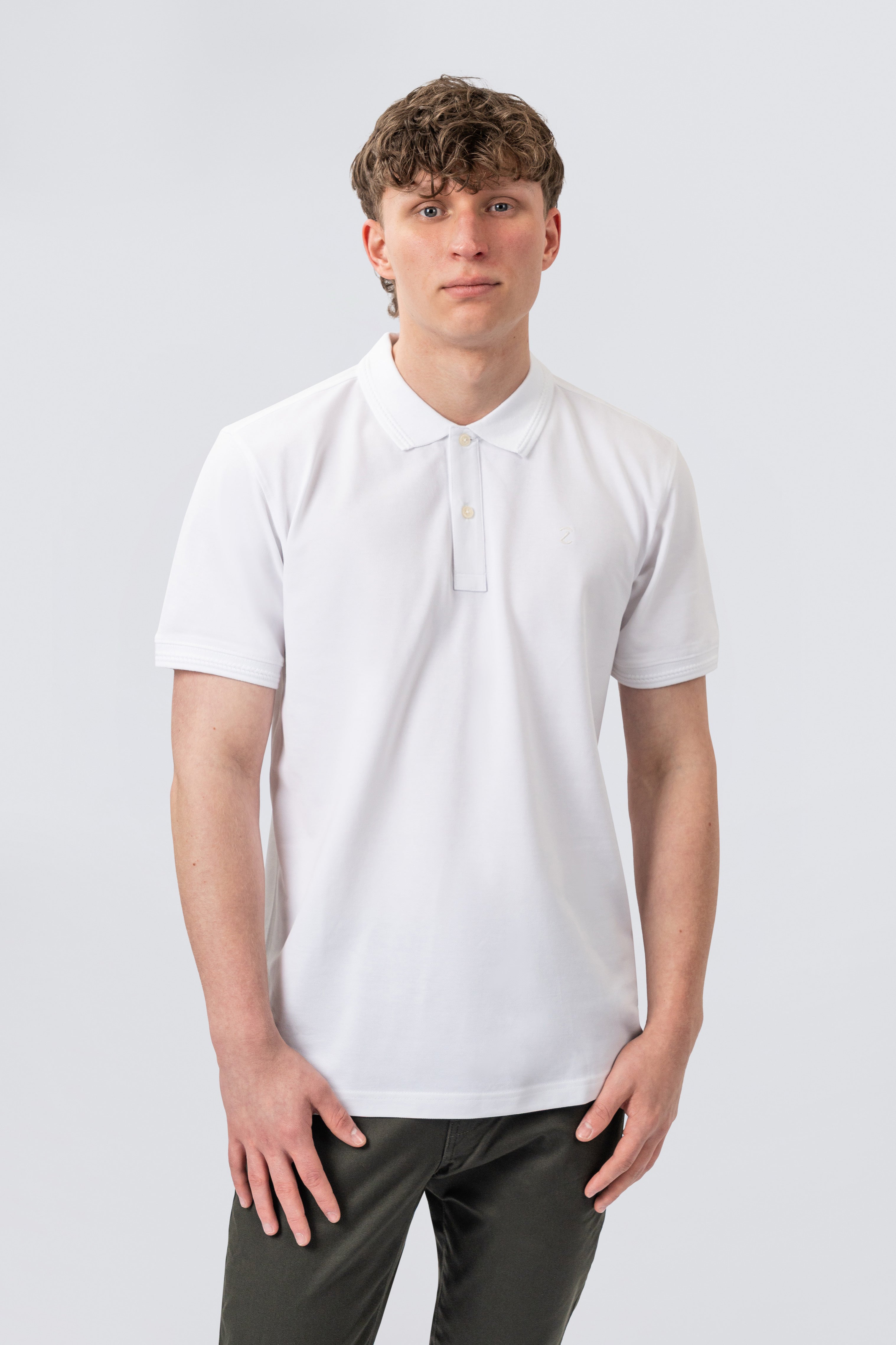 ZEHN Contour Herren Polo Shirt aus Premium Baumwoll
