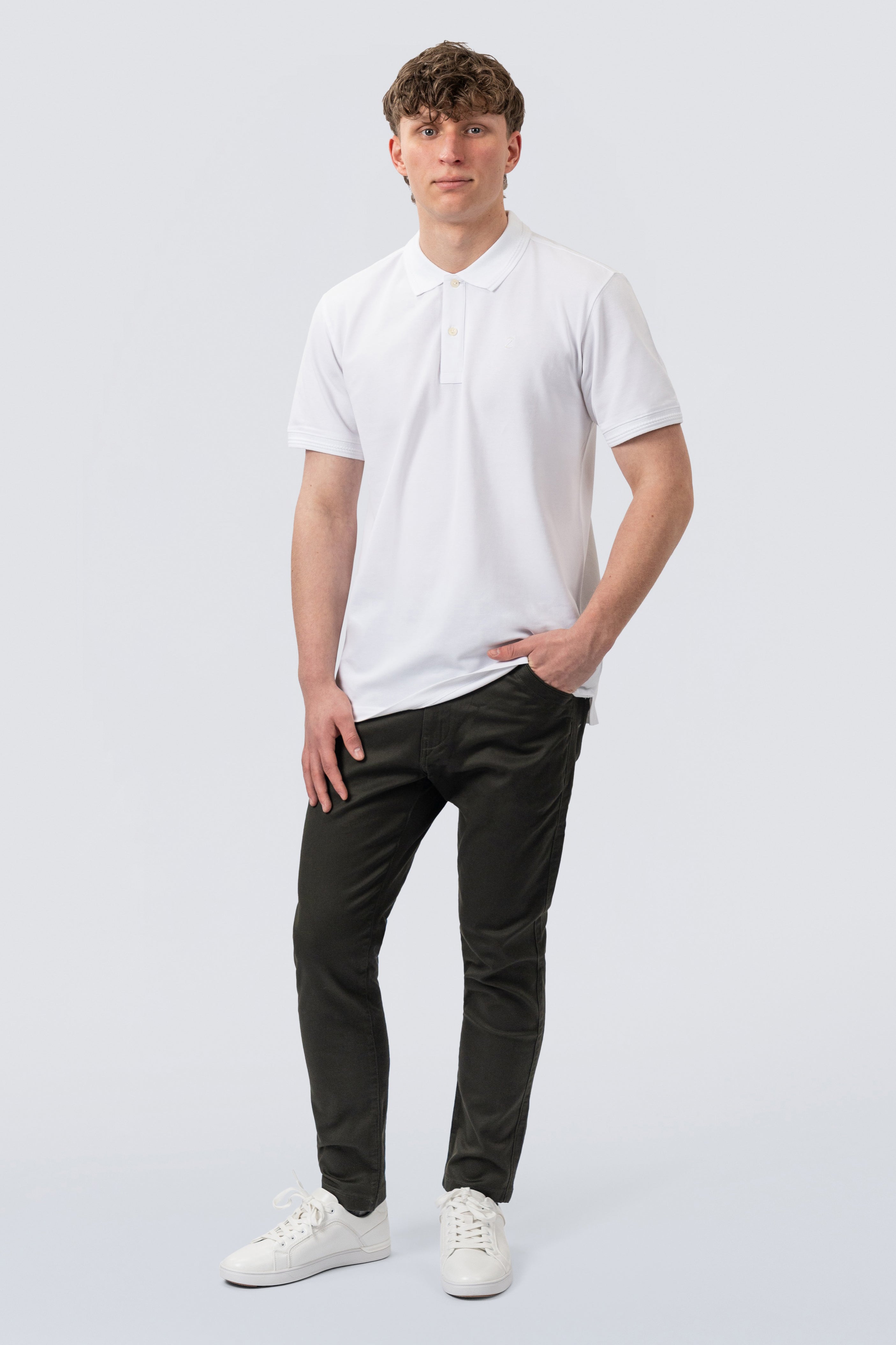 ZEHN Contour Herren Polo Shirt aus Premium Baumwoll